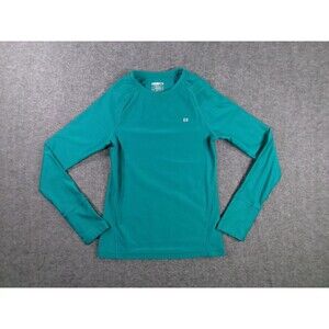Layer8 Top Women Extra Small Teal Performance Long Sleeve Qwick Dry Athletic